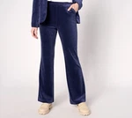 Studio Park X Shawn Killinger Velveteen Flare Pants Size 12P Navy A626660. Fixed Price $16.05.