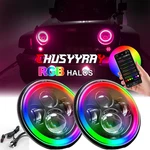 For Jeep CJ7 2.5L 4.2L 5.0L 1976-1986 7INCH Round Led Headlights Hi/lo Beam 2PCS. Fixed Price $77.99.