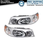Headlight Assembly Set Driver & Passenger Side Fits 1998-2002 Lincoln Town Car. Fixed Price $219.55.
