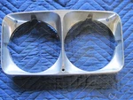 71-74 Cadillac Deville Eldorado Head Light Bezel Trim Chrome 1494987. Fixed Price $39.71.