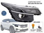 Fits Head Light 2021 - 2023 Kia Seltos Ex Nightfall Passenger Side 92102Q5130. Fixed Price $397.51.