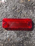 1969 1970 1971 1972 El Camino Rear Bumper Red Reflector Lens. Fixed Price $30.00.
