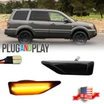 Smoke Amber Led Front Bumper Side Marker Signal Lights For 2006-2008 Honda Pilot. Fixed Price $32.99.