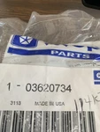 Mopar License Plate Lens/gasket D150 And Others 03620734. Fixed Price $14.99.