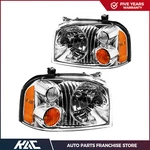 Chrome Housing Headlights Pair For 2001 2002 2003-2004 Nissan Frontier. Fixed Price $80.99.