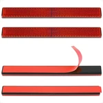 Stick-on Rectangular Reflectors Red Safety 6.53 Inch Motorcycle Sticke. Fixed Price $18.63.