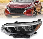 Left Halogen Headlight Assembly Fit For Nissan Sentra S/sv 2024 2025 W/led Drl. Fixed Price $153.42.