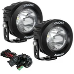 Vision X 3.7" Optimus Round 10 Beam Led Kit 2 Lights With Harness. Fixed Price $259.00.