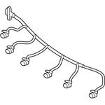 Genuine Mercedes-benz Electrical Wiring Harness Oem 1175402710. Fixed Price $135.90.