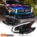 Fits Black Smoke 2009-2014 Maxima Led Drl Bar Projector Headlights. Fixed Price $275.99.