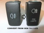 05-11 Toyota Tacoma Fog Light Switch Conversion Harness & Amber Led. Fixed Price $59.95.