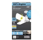 Feit 300-WATT 3-PANEL Foldable Led Motion Light Bulb 3000K/4000K/5000K. Fixed Price $15.00.
