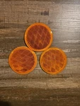 Truck Lite 47A-3 Signal Stat Reflector 1/8" Round, Yellow, Adhesive Mount. Fixed Price $9.99.