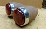 1939 Chevy Tail Light Assemblies Original Gm 40-48 Del / 47-54 Panel 49-52 Wag. Fixed Price $275.00.