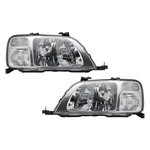 For Honda Cr-v 97-01 Headlight Set Driver & Passenger Side Replacement. Fixed Price $121.93.