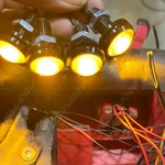 4PC Led Rock Lights For Jeep Truck Off-road Trail Fender Underbody Amber. Fixed Price $11.98.