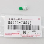 84999-70015 Toyota Oem Genuine Lamp Assy, Heater Control Indicator, NO.1. Fixed Price $11.71.