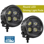 2X 4" 80W Cree Led Round Offroad Driving Flood Spot Lights Work Fog Pods 4WD Utv. Fixed Price $39.95.