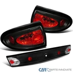 Fit 2003-2005 Chevy Cavalier Black Tail Trunk Lights Lamps Rear 3PC. Fixed Price $137.95.