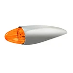 Trux TLED-PCAB2 Amber Lens Bullet Light With Chrome Housing. Fixed Price $59.00.