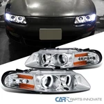 Fit 97-00 Avenger Chrysler Sebring Coupe Led Halo Projector Headlights Lamp. Fixed Price $146.95.