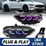 Rgb Led Headlights W/side Lamps Ford Mustang 2018 2019 2020 2021 2022 2023. Fixed Price $659.00.