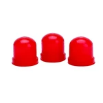 Light Bulb Cover - Plastic Red Gauges Set Of 3. Fixed Price $21.05.