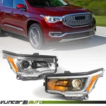 2P For Gmc Acadia 2017-2019 Hid/xenon Headlights Lamp Led Drl W/ Bulb & Ballast. Fixed Price $379.99.