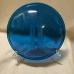 Vintage Jefferson 2993XA Lamp Lens Cover Old Truck Aqua Blue Glass Bus Van 5-5/8. Fixed Price $30.00.