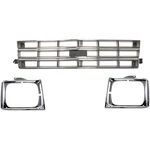 Grille Assembly Kit For 1982-90 Chevrolet S10 Blazer 87-90 Headlight Door. Fixed Price $101.12.