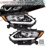For 2014 2015 2016 Nissan Rogue Headlight Halogen Chrome Clear Left+right Side. Fixed Price $98.25.