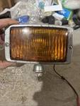 Vintage Authentic Aris #1060/1063 Amber Chrome Fog Light. Fixed Price $20.00.