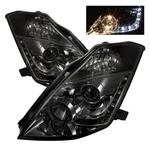 Spyder For 350Z 03-05 Projector Headlights Halogen Model Only Drl Smoke. Fixed Price $659.45.