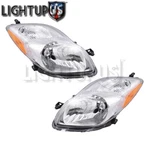 Headlights Headlamps For 2009-2011 Toyota Yaris Hatchback Pair Left Right Set. Fixed Price $132.02.