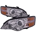 Headlights Fits 2005-2007 Subaru Legacy And Outback Chrome Performance Lamp Pair. Fixed Price $199.99.