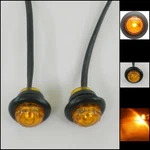 (2) 3/4" Amber Led Clearance Marker Bullet Trailer Light 12V Optronics. Fixed Price $7.49.