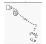 Genuine Mazda License Plate Light Lens B36N-51-270B. Fixed Price $108.86.