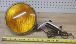 Vintage Amber Yankee Spotlight Fog Early 7-1/2" Glass Lens Lamp W/ Bracket. Fixed Price $99.99.