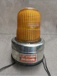 Pyralite ST-4 Strobe Emergency Light Amber Orange Flashing Safety Warning 110V. Fixed Price $19.00.