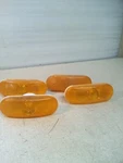 Lot Of 4 Truck-lite Model 60 Amber Marker Clearance Lights. Fixed Price $28.99.