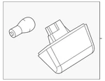 Genuine Ford License Lamp 9T1Z-13550-A. Fixed Price $18.51.