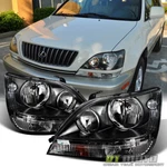 For Blk 1999-2003 Lexus RX300 Headlights Lamps Left+right 01 02. Fixed Price $122.99.