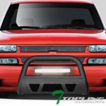 Topline For 99-07 Silverado/sierra Matte Bk Studded Mesh Bull BAR+120W Led Light. Fixed Price $245.00.