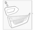 Genuine Mitsubishi Backup Lamp 8336A087. Fixed Price $156.32.