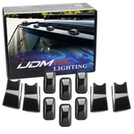 Complete 10PC Front & Rear Smoke Cab Roof Marker Light Covers For 03-09 Hummer 2. Fixed Price $48.09.