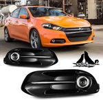 For 2013-2016 Dodge Dart Fog Lights Driving Bumper Lamps+switch Kit+bulbs+bezel. Fixed Price $65.99.