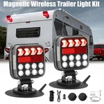 2PCS Wireless Led Tail Lights Magnetic Towing Trailer Warning Flashing. Fixed Price $44.99.