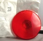 Grote 90012 Red 4" Stop Tail Turn Replacement Lens Dot. Fixed Price $7.00.