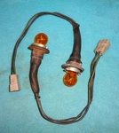 1973-74 Duster Valiant Dart Park / Turn Signal Lights Wiring Socket And Bulb 1PR. Fixed Price $54.95.