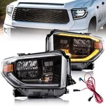 Full Led Headlights Reflector Housing W/sequential For Toyota Tundra 2014-2021. Fixed Price $351.00.